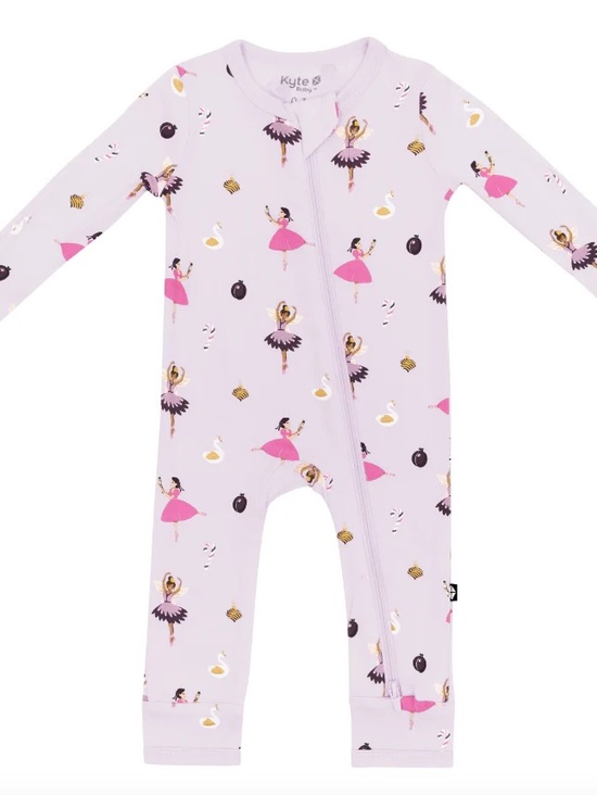 Kyte BABY Other - Kyte Baby Sugar Plum Zippered Romper